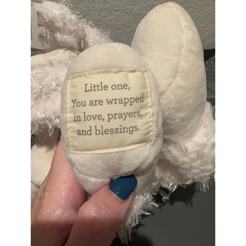 NWT DEMDACO "Wrapped in Prayer" You & Me Lamb Plush Baby Stuffed Animal 16" - Picture 9 of 12